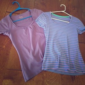 2 Boden scoop neck shirts